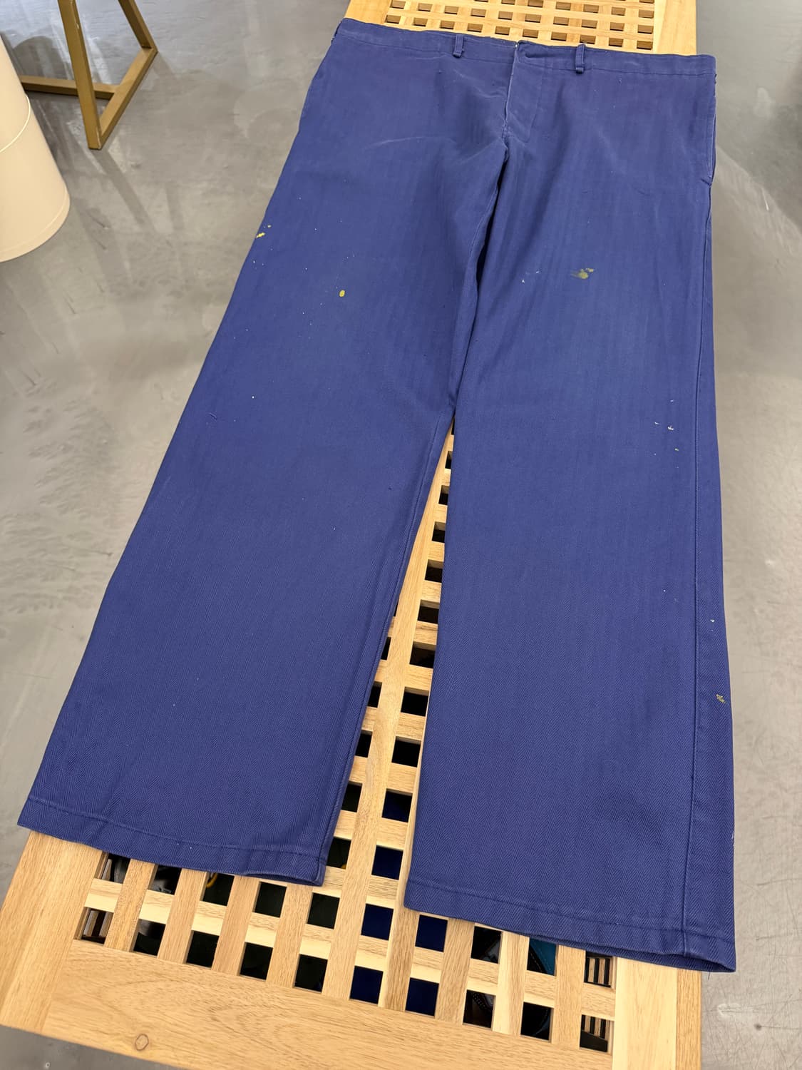 70s DISTRESSED FRENCH HBT 헤링본트윌 프렌치워크팬츠 상품이미지6
