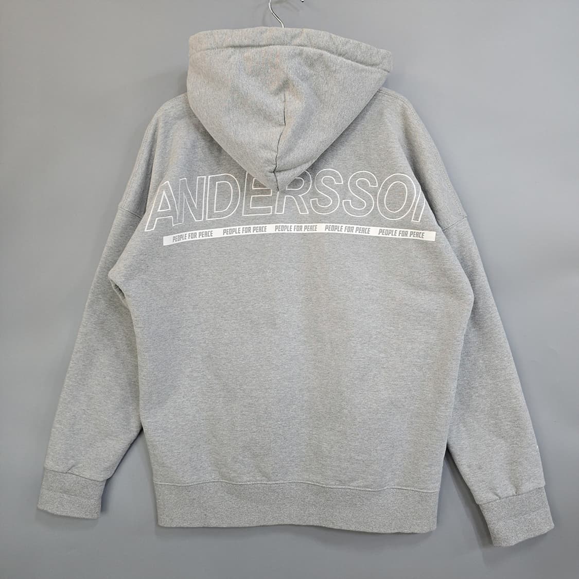 앤더슨벨 Andersson Bell 그래픽 후드 그레이 M 상품이미지4