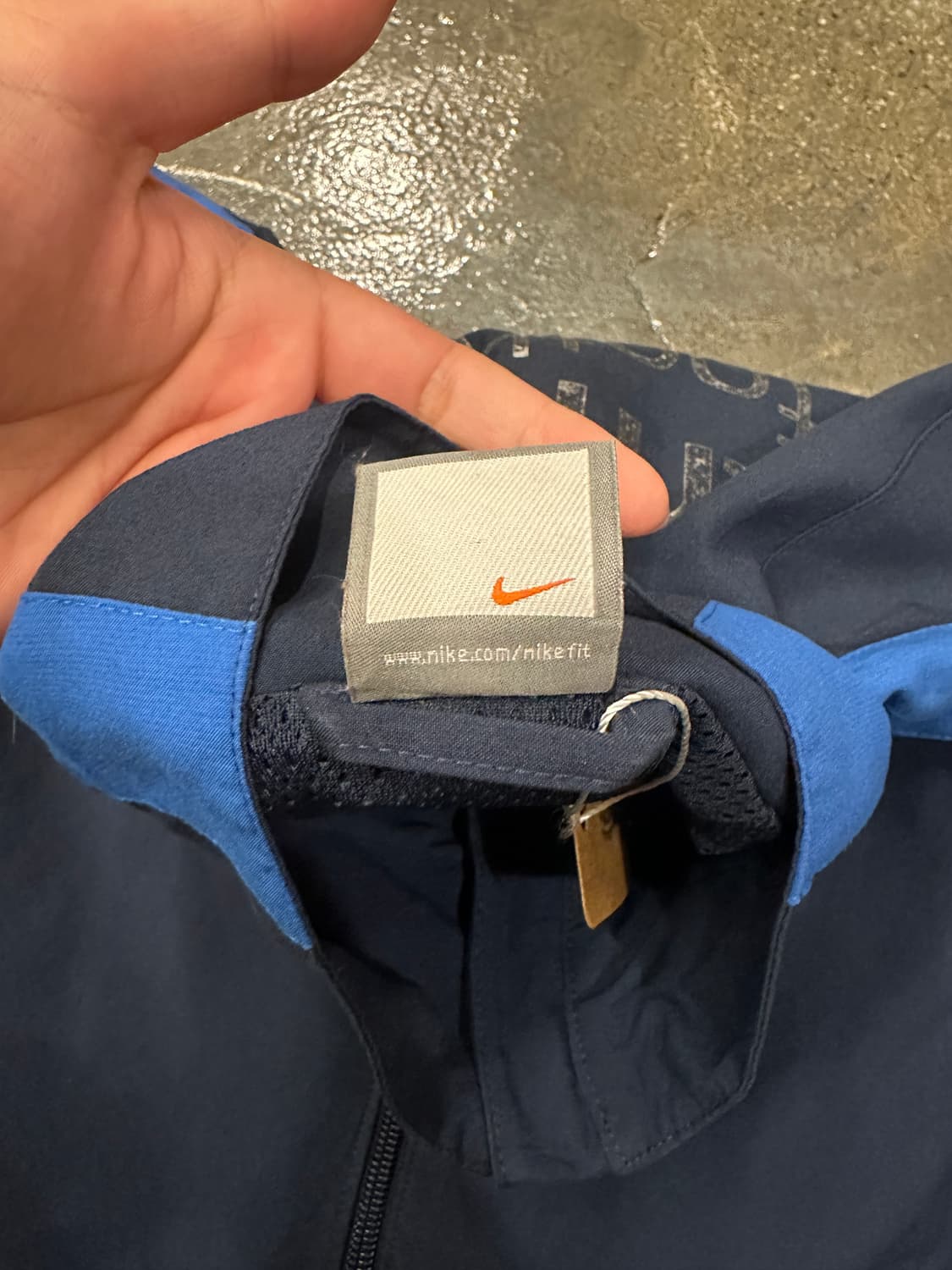 00s 나이키 풋볼 네이비 트랙 자켓 S 상품이미지5