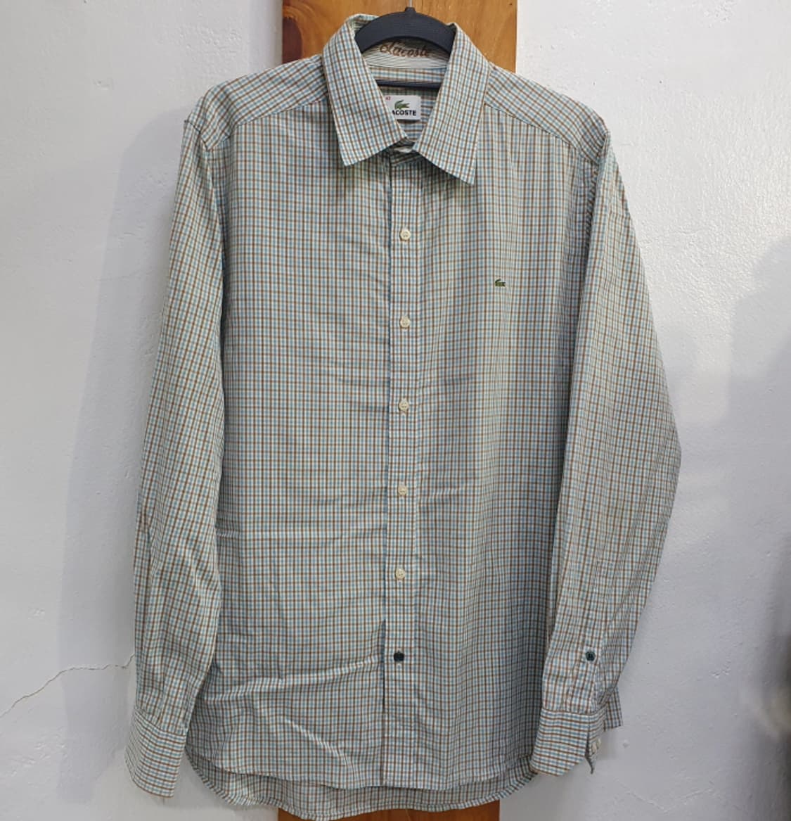 라코스테 긴팔체크셔츠(105) 상품이미지1