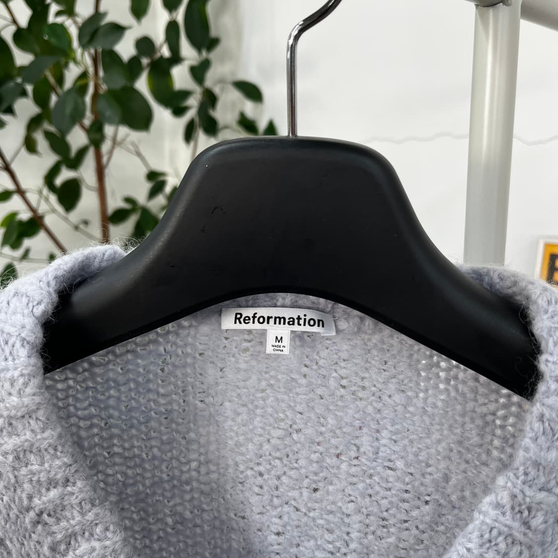 리포메이션 크롭 알파카 니트 M 상품이미지3