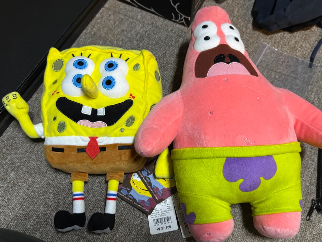 유니클로 스폰지밥 뚱이 cpfm 인형 상품이미지1