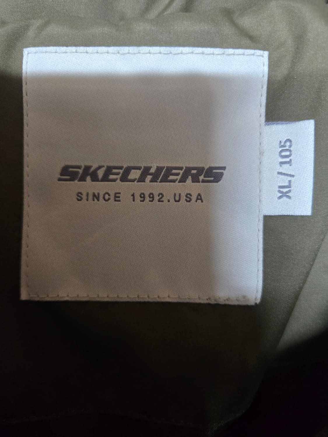 스케쳐스 롱 퀼팅 패딩 XL(105) 올리브 카키 상품이미지6