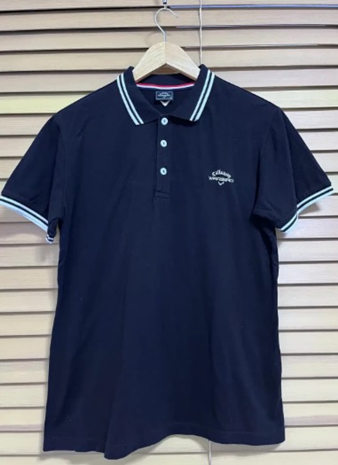 캘러웨이 남성 블랙PK카라반팔티셔츠 95사이즈 상품이미지2