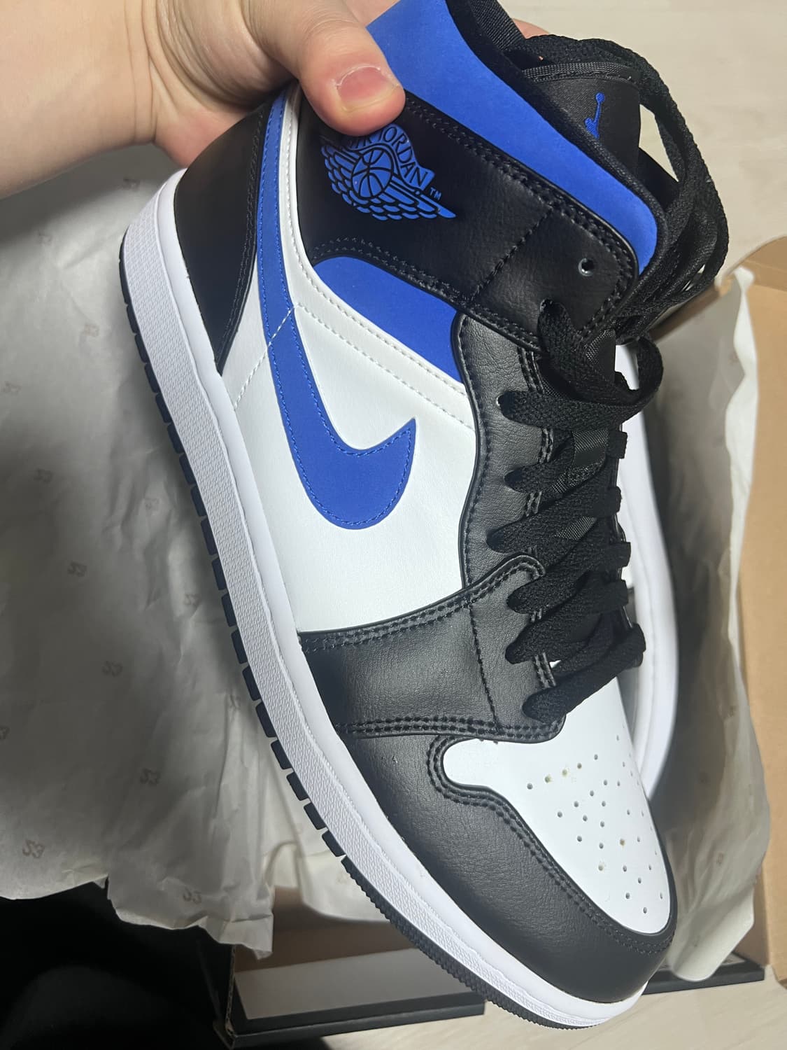 조던 1 미드 레이서 블루 295 새상품 상품이미지2