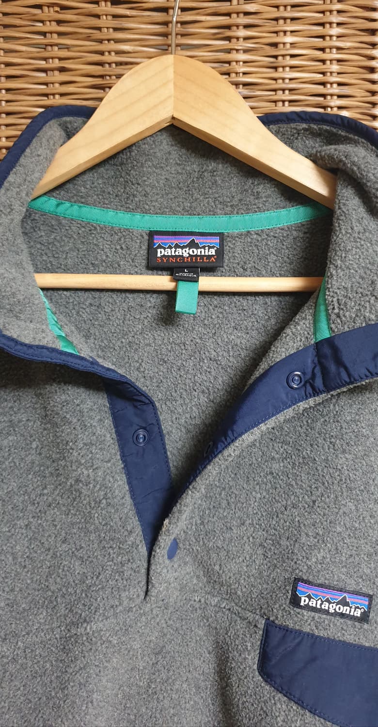 파타고니아 헤비웨이트 신칠라 풀오버 니켈 네이비 L
 상품이미지5