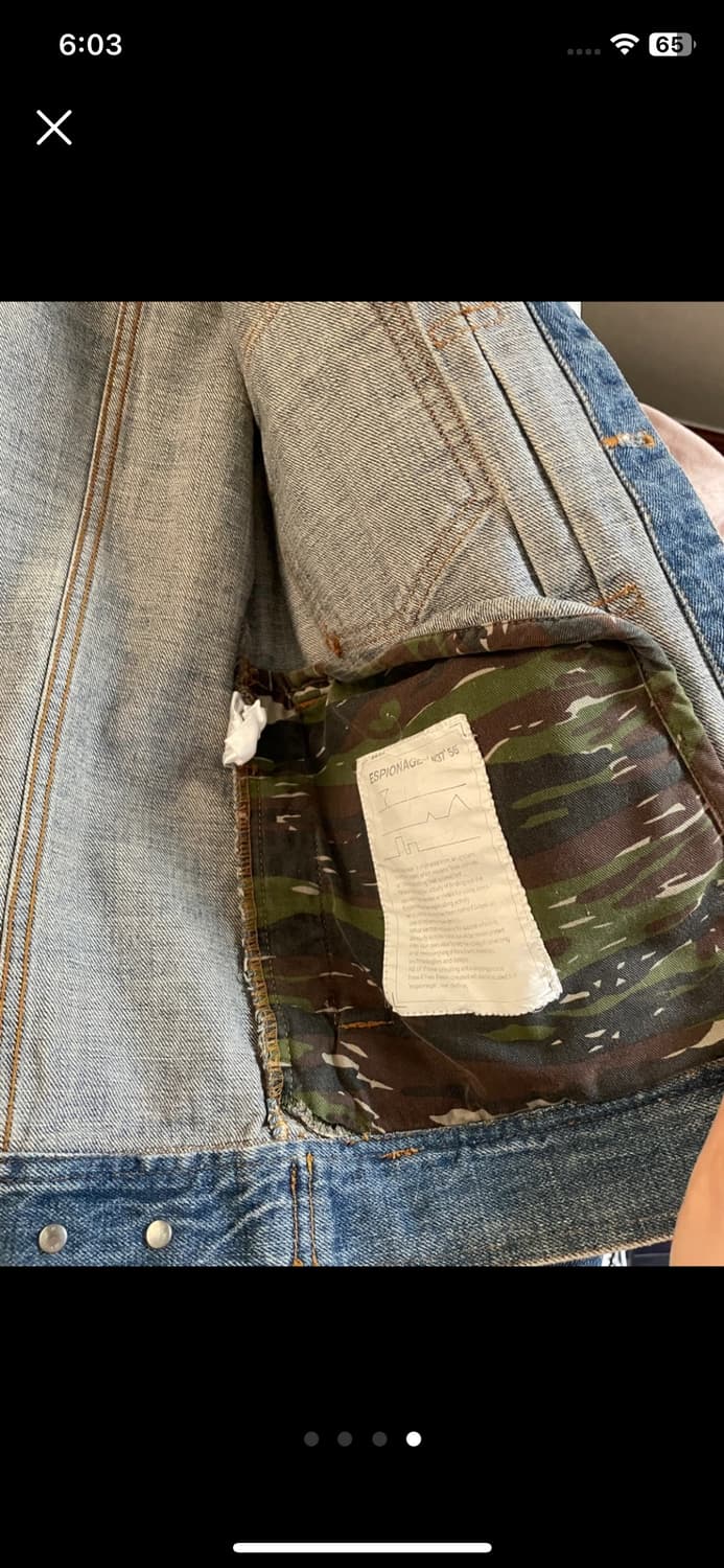 에스피오나지 위싱 데님 자켓M 상품이미지4