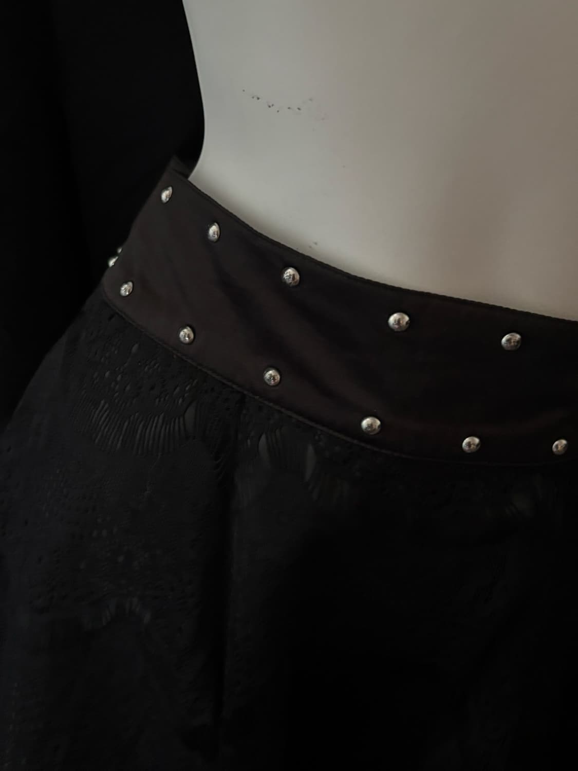 Black lace skirt 상품이미지4