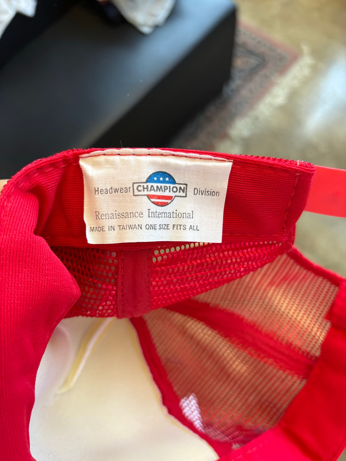 80s 데드스탁 미국 벌목 회사의 판촉용 트러커캡 상품이미지3