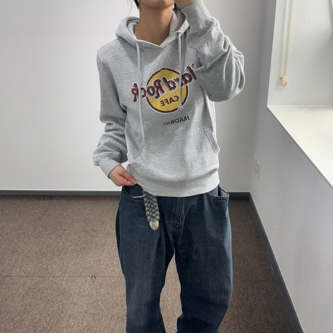 Hard Rock Cafe 하드록 카페 멜란지 후드티 상품이미지2