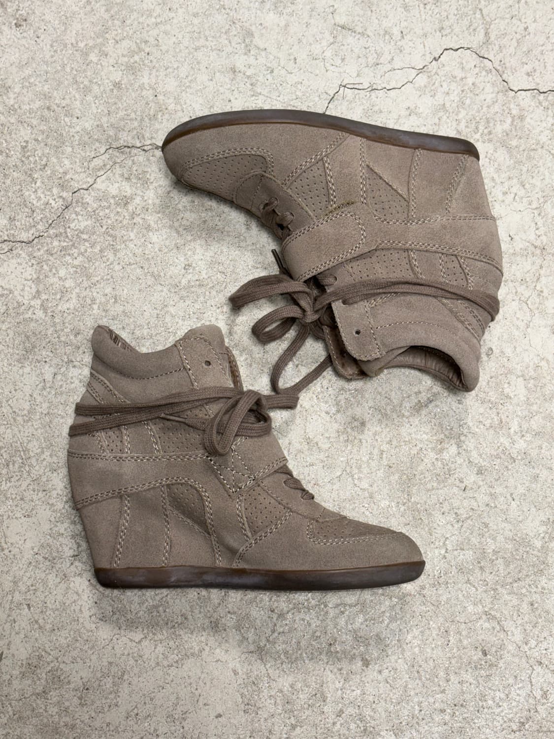 Ash 아쉬 스웨이드 웨지힐 상품이미지10