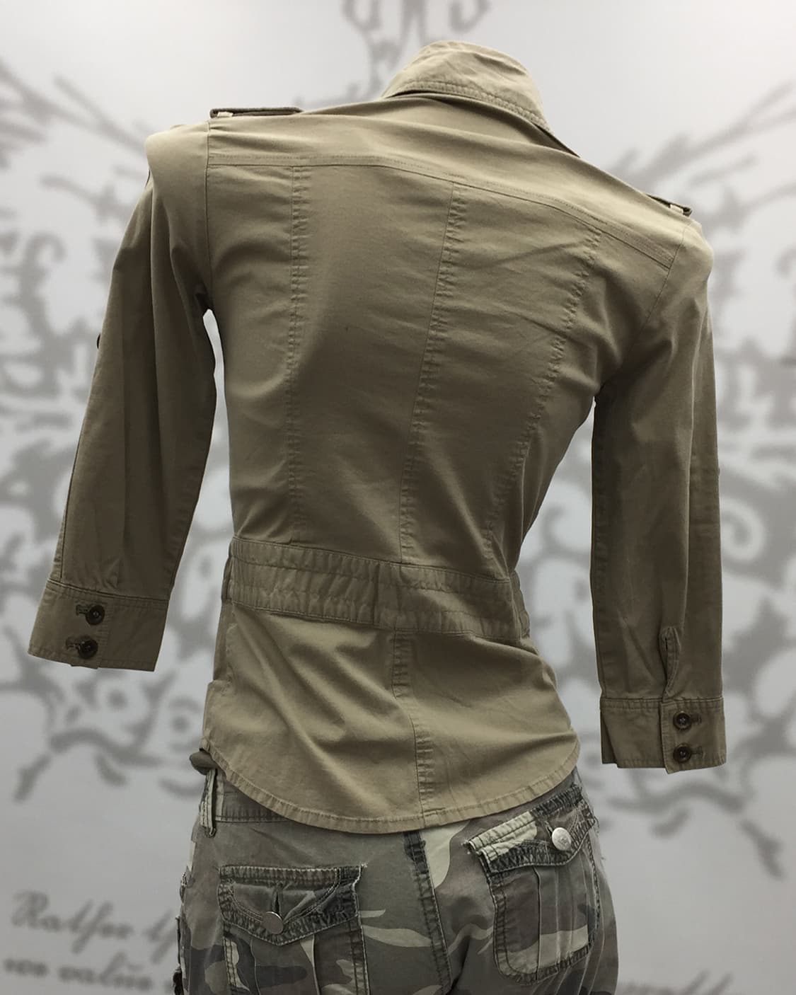 Y2K beige shirts 상품이미지9