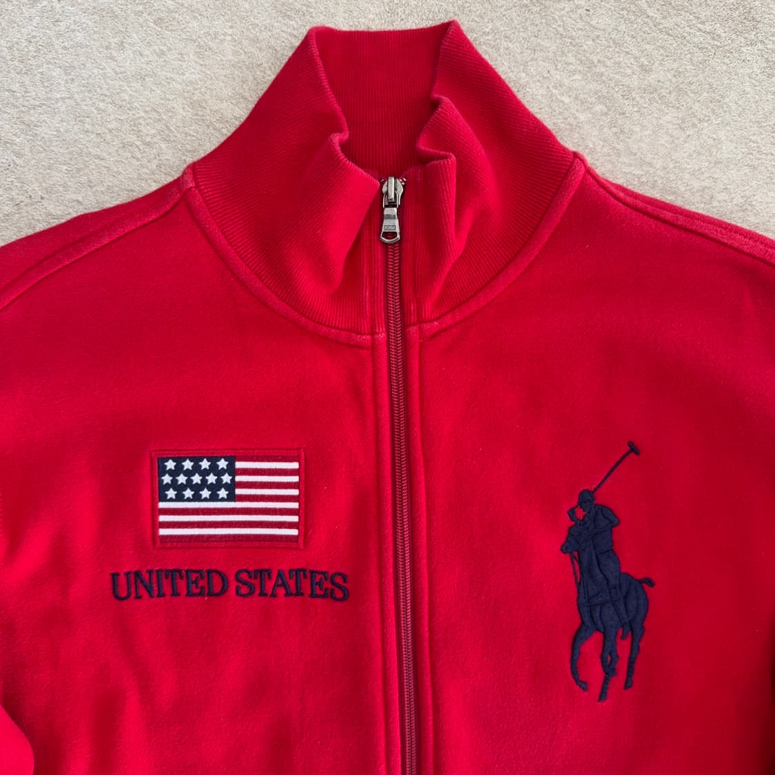 폴로 빅포니 성조기 집업 상품이미지2