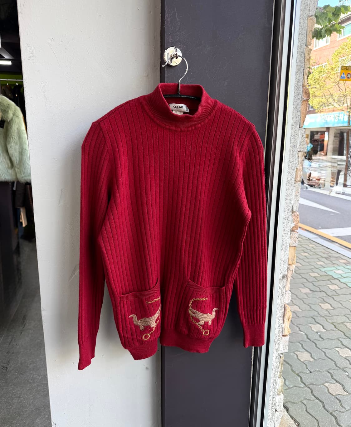 36/ 셀린느 90’s 골지 니트 상품이미지2