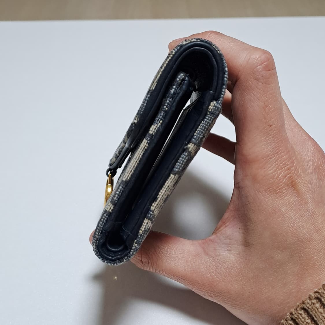 [100%/정품] 디올 새들 로터스 오블리크 3단 지갑, 디올지갑 상품이미지10