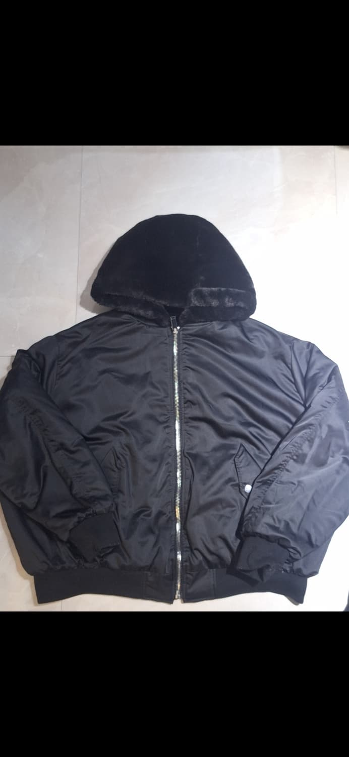 ZARA 밍크 퍼 후드봄버 상품이미지2