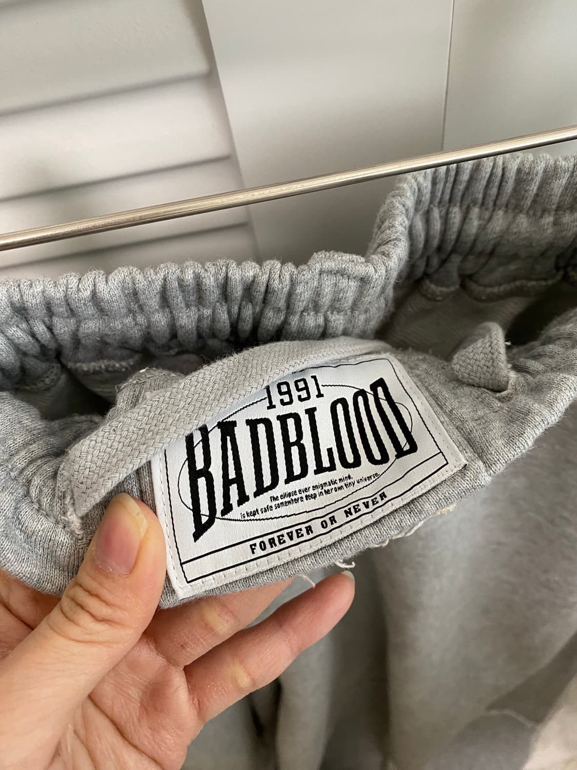 배드블러드 로 엣지 컨벡스 조거 그레이 M 상품이미지7