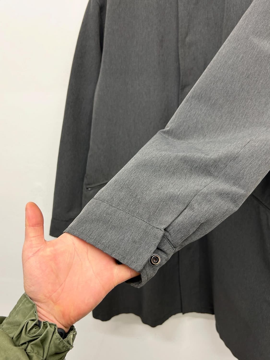 90-00s 아르마니 르 꼴레지오니 후드코트 상품이미지4