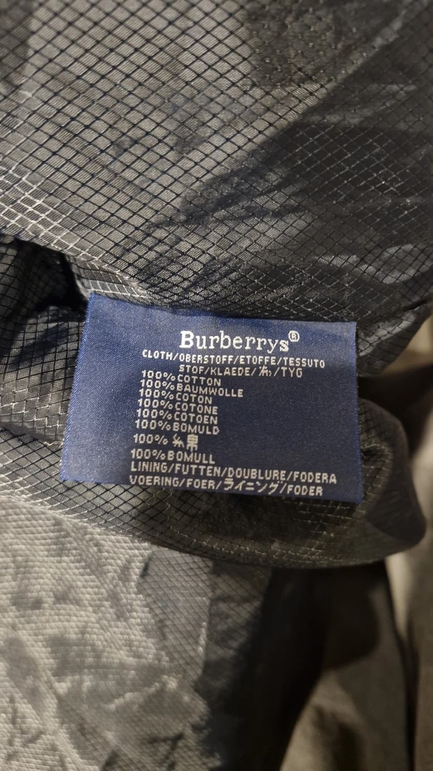 버버리 네이비 블루종 빈티지 자켓 상품이미지4