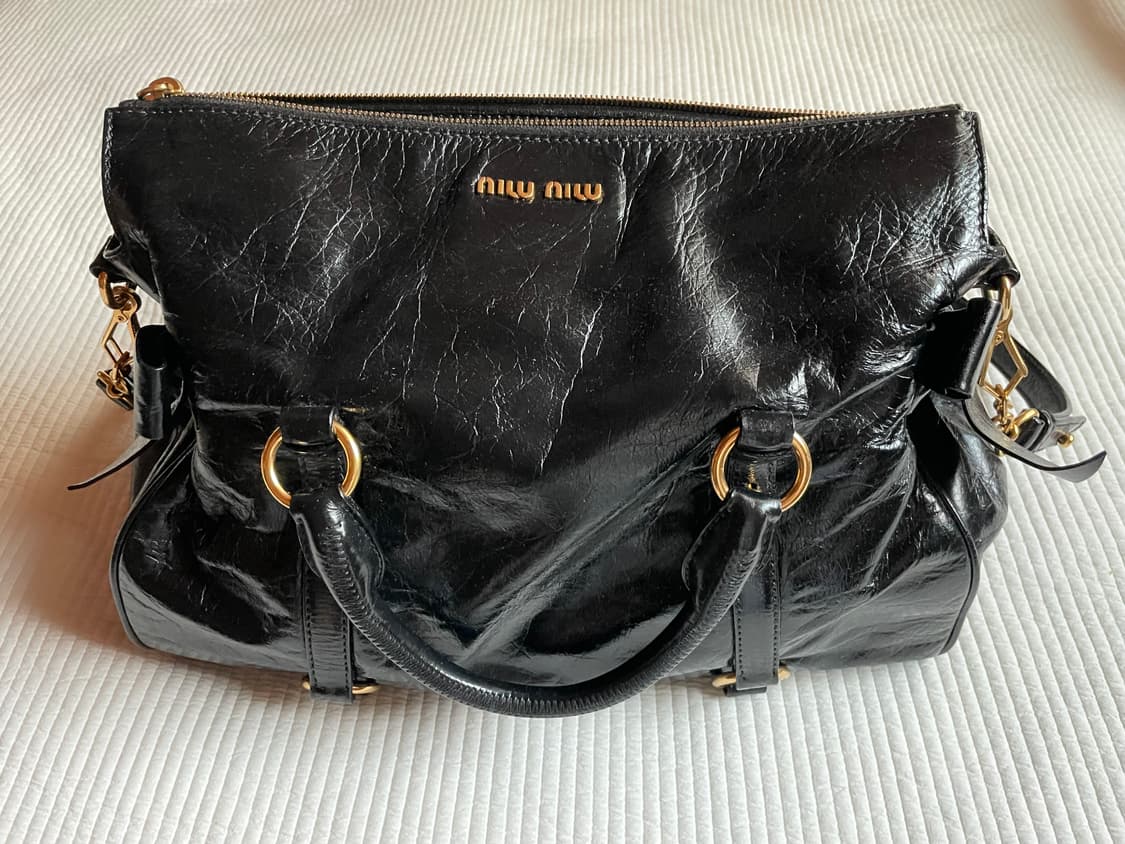 미우미우 비텔로 럭스 리본 사첼백 상품이미지1