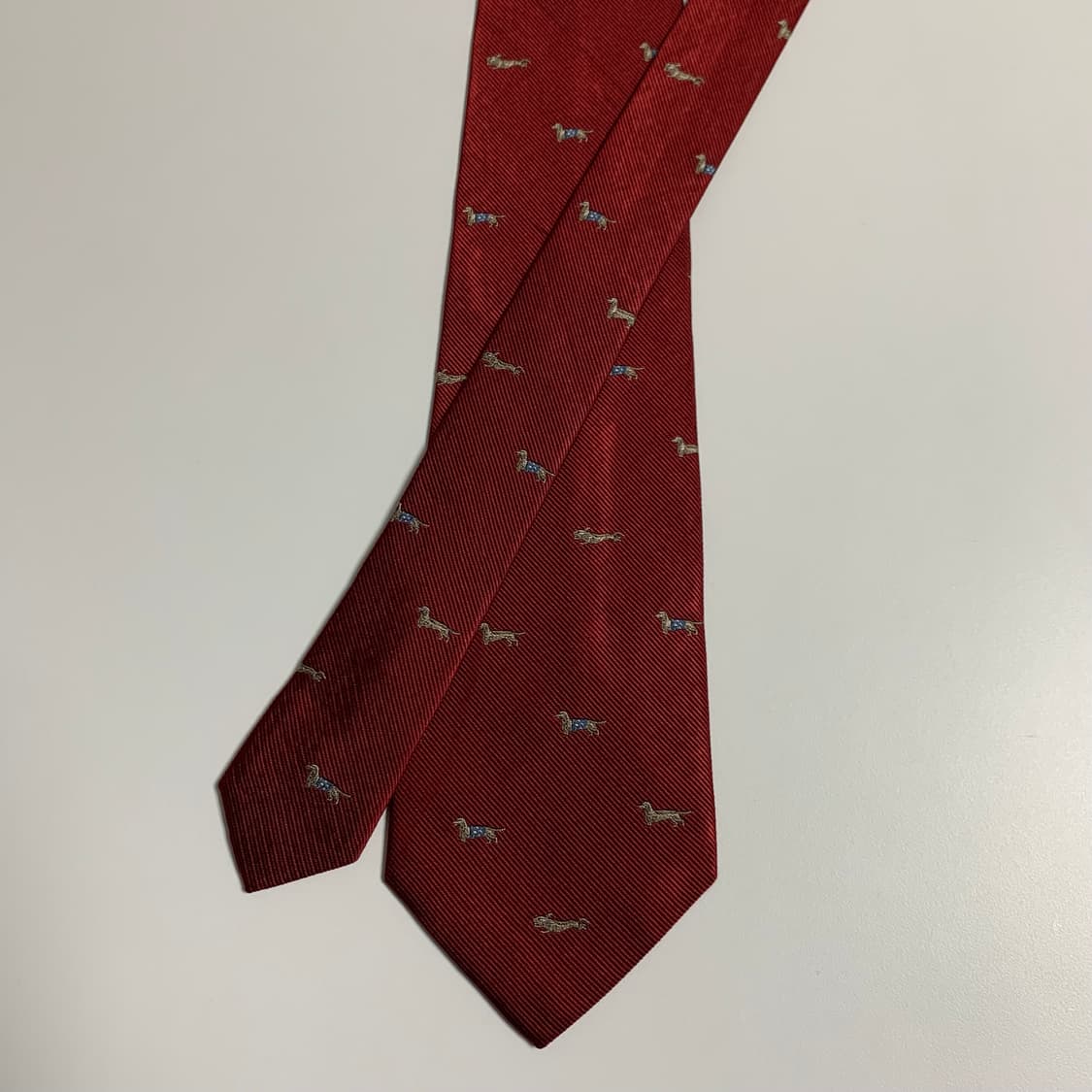 제이프레스 도그패치 명품 100실크 슬림넥타이 A+등급 8.2cm 상품이미지3