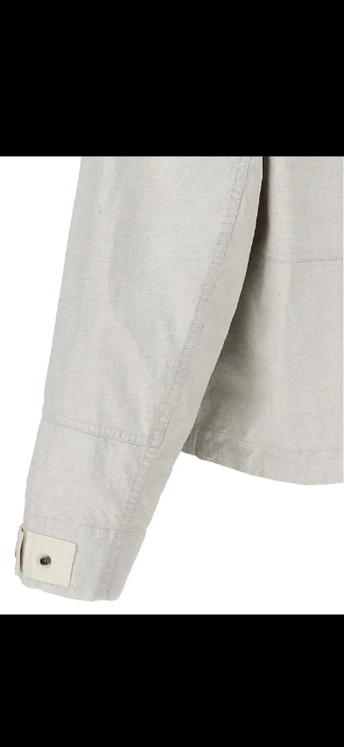 스톤아일랜드 MARINA마리나 린넨후드자켓 화이트XL 상품이미지5