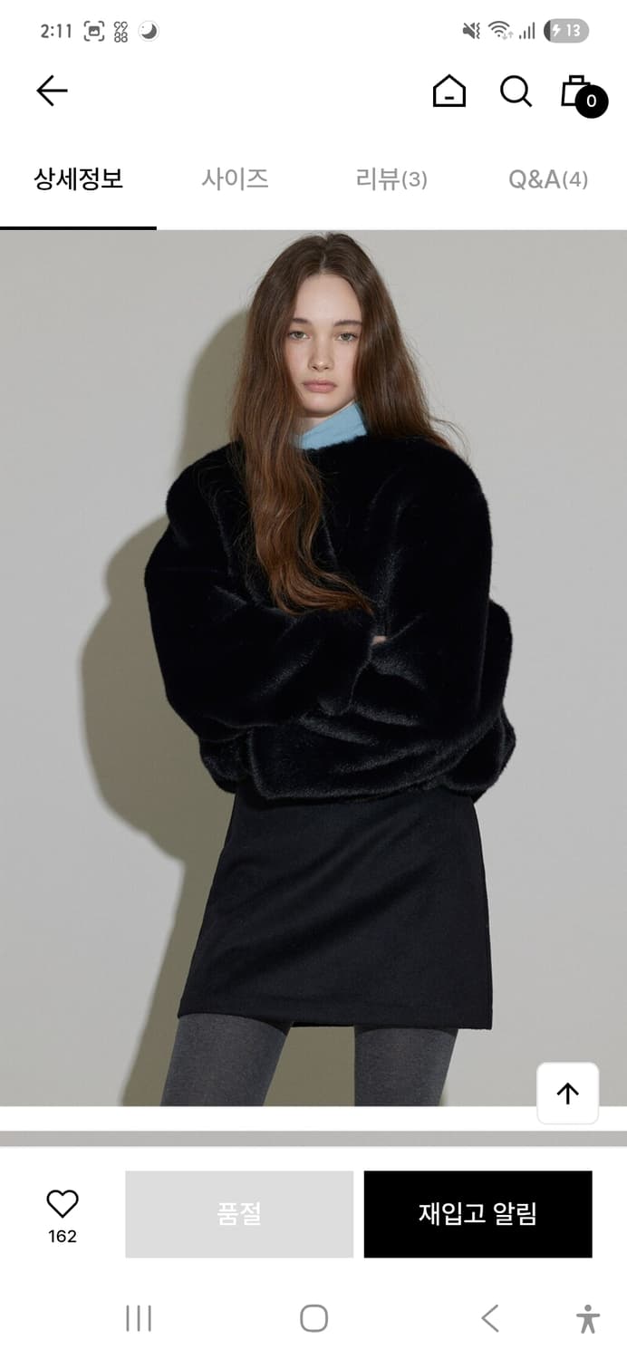 ODS MONT ECO FUR COAT 에코퍼(BLACK) 상품이미지2