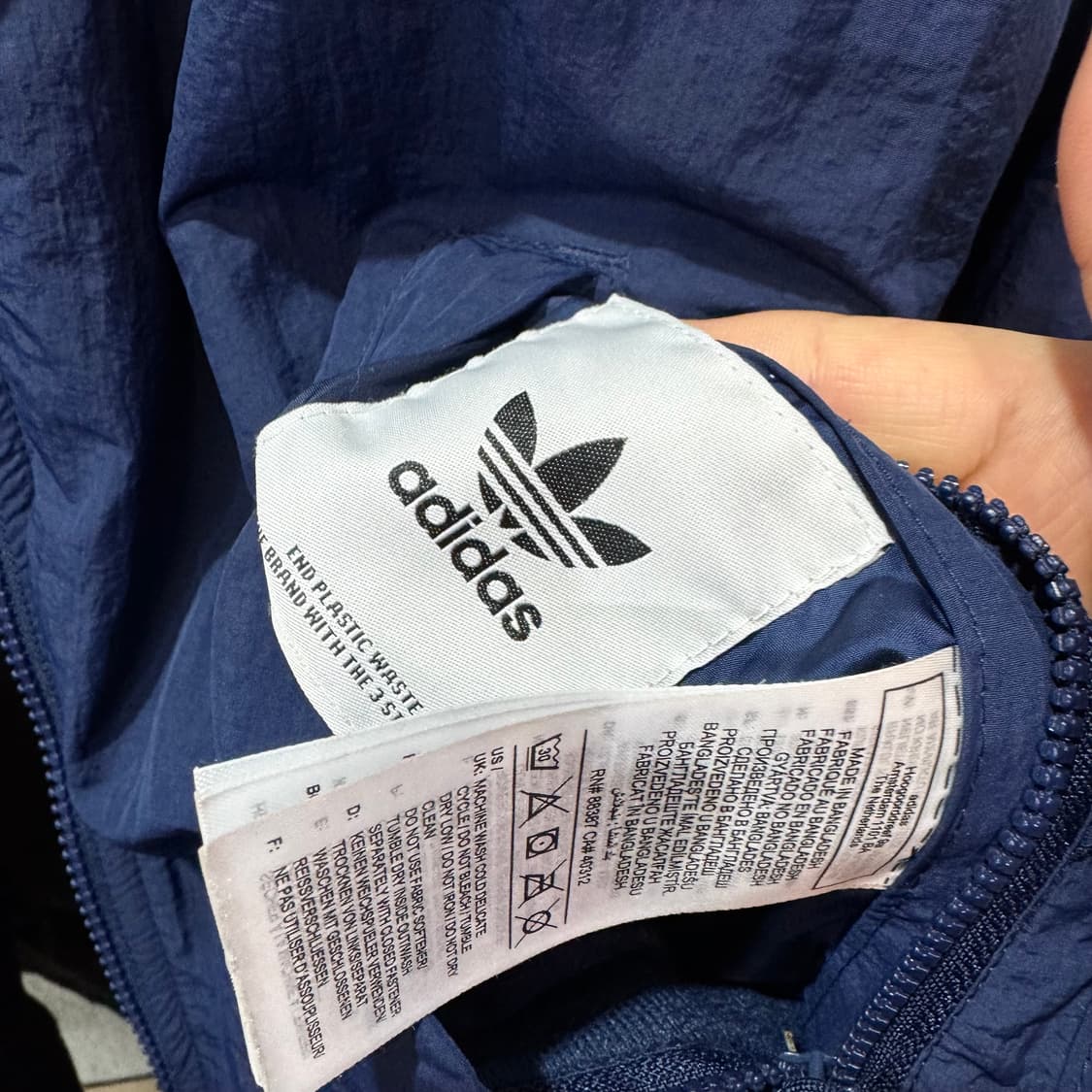 아디다스 오리지널 삼선 바람막이 (L)   상품이미지5