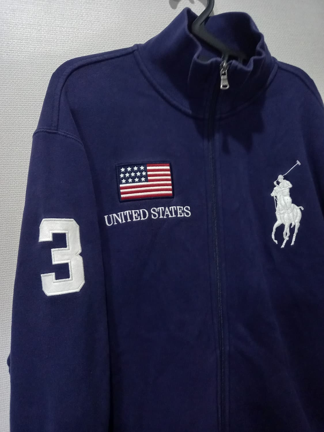 폴로 빅포니 성조기 USA 집업 100/L 상품이미지2