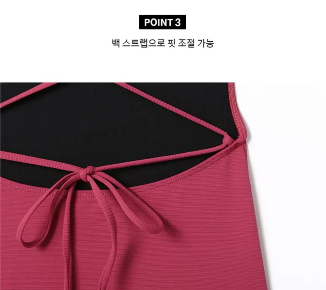 (새상품) 비니키밴더 코클리코 백스트랩 심플 모노키니 상품이미지8