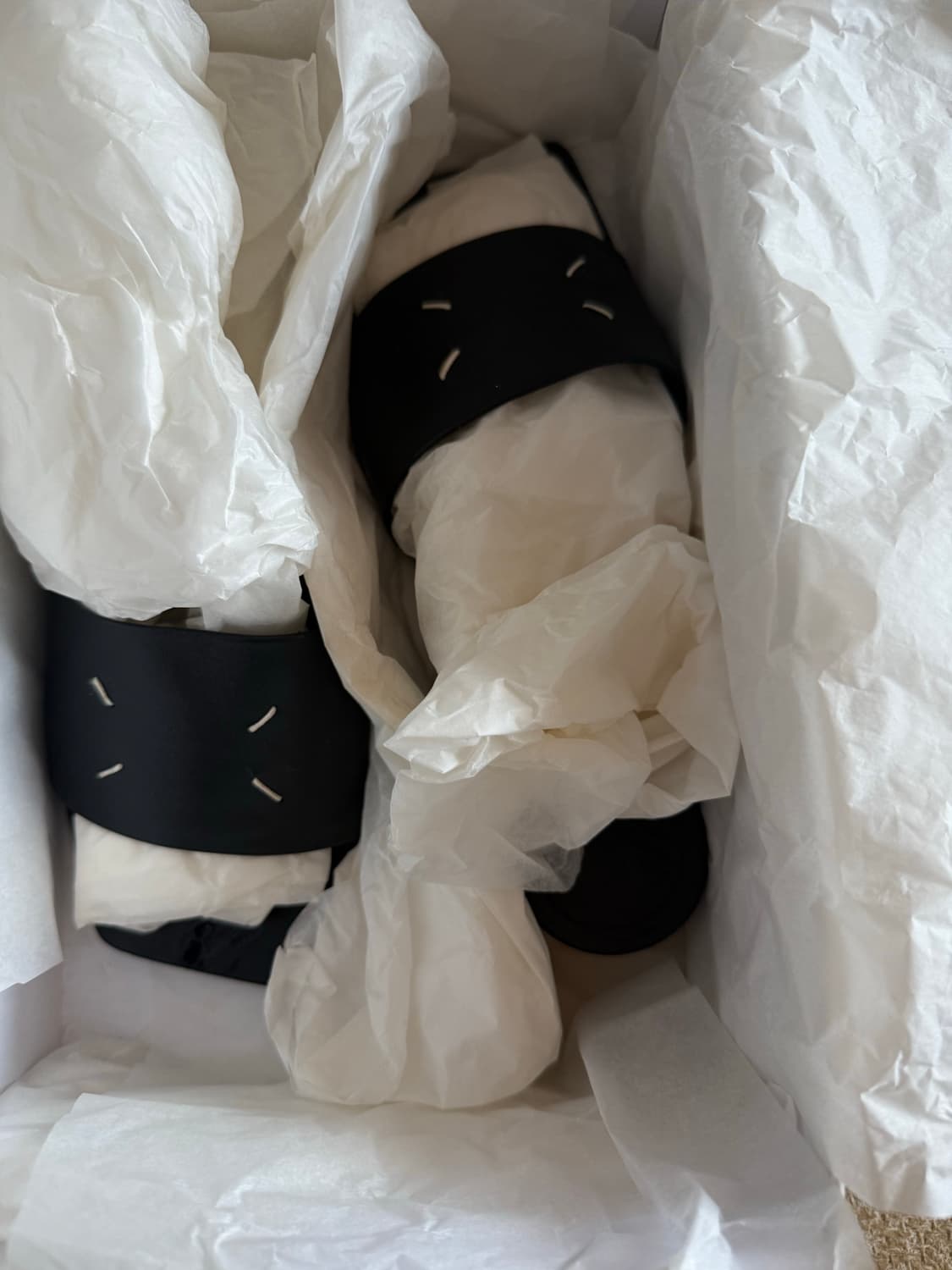 마르지엘라 스티치 샌들 블랙 36 상품이미지1