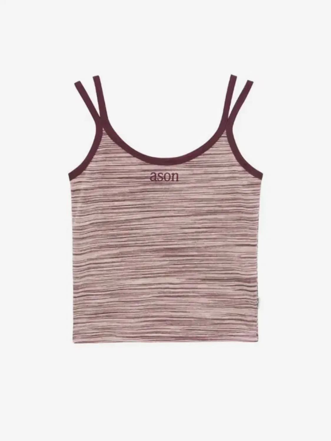 애즈온 wave sleeveless / wine 상품이미지1