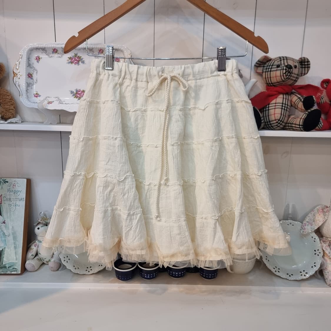 아이보리 캉캉 스커트 상품이미지1