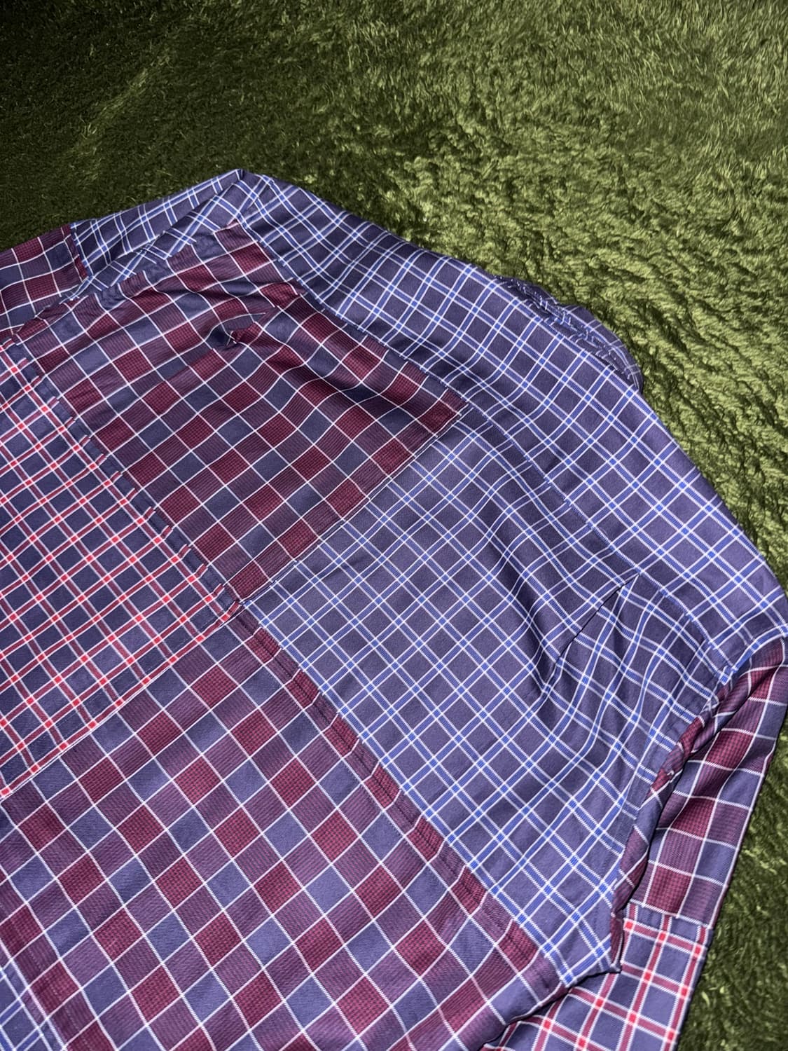 [M] 꼼데가르송 셔츠 Made in France 패치워크 셔츠 상품이미지9