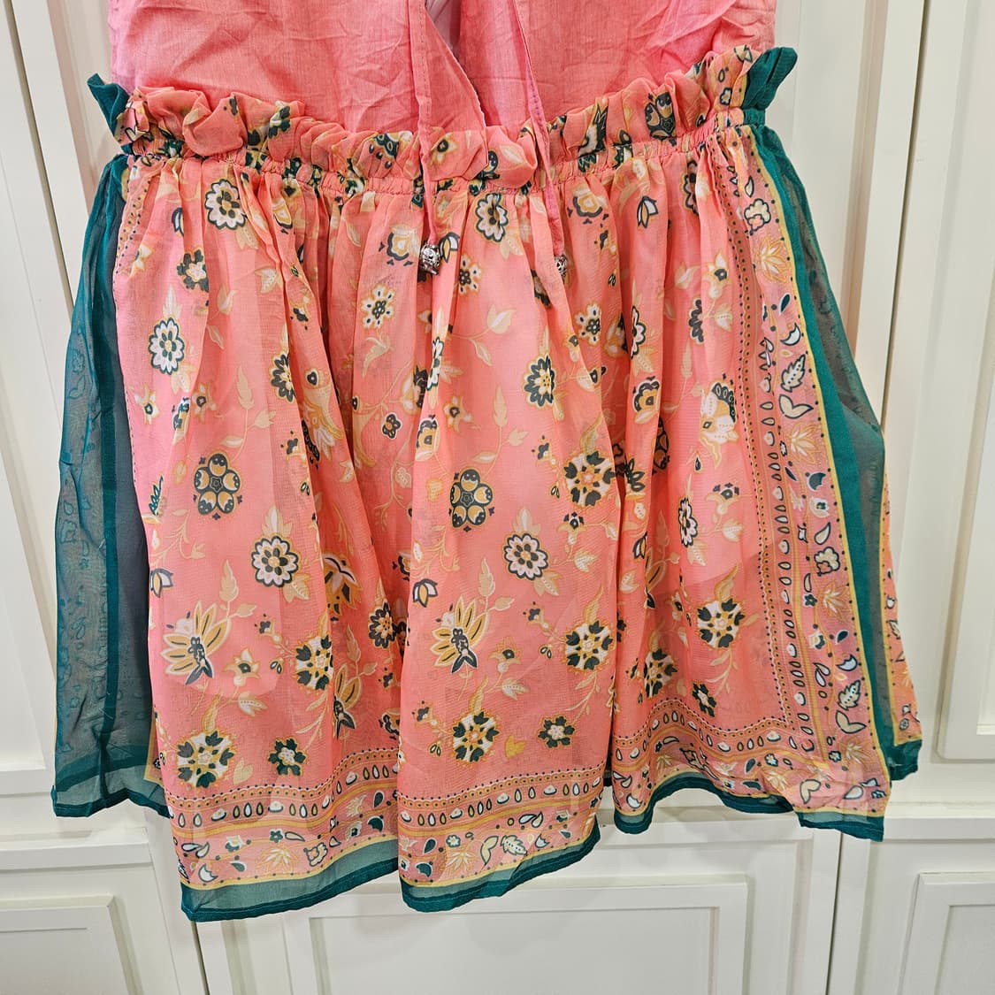 플라워 패턴 미니 원피스 상품이미지7