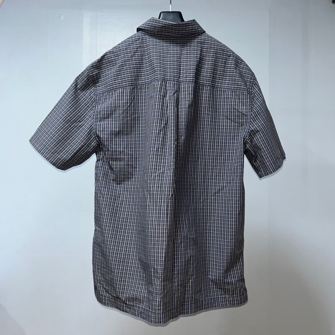 컨버스 플레이드 쇼트 슬리브 셔츠 상품이미지2