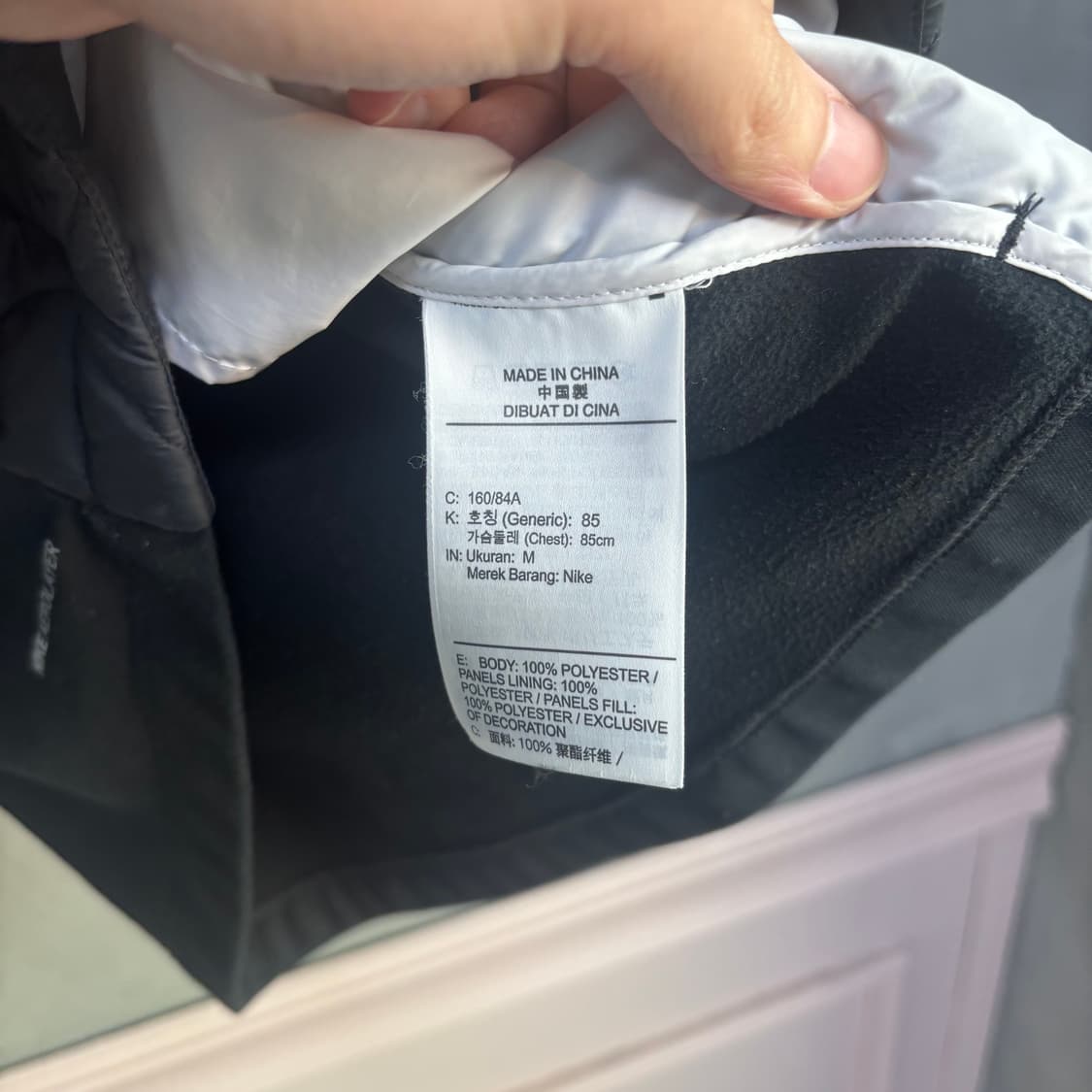 나이키 러닝 에어로레이어 경량 패딩 조끼 상품이미지3