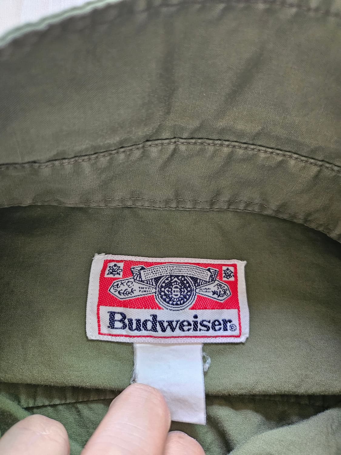 버드와이저 올리브 셔츠 상품이미지3