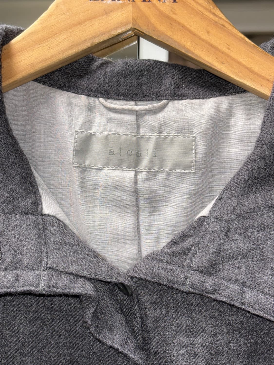 Alcali 하이넥 크롭 울자켓 상품이미지3