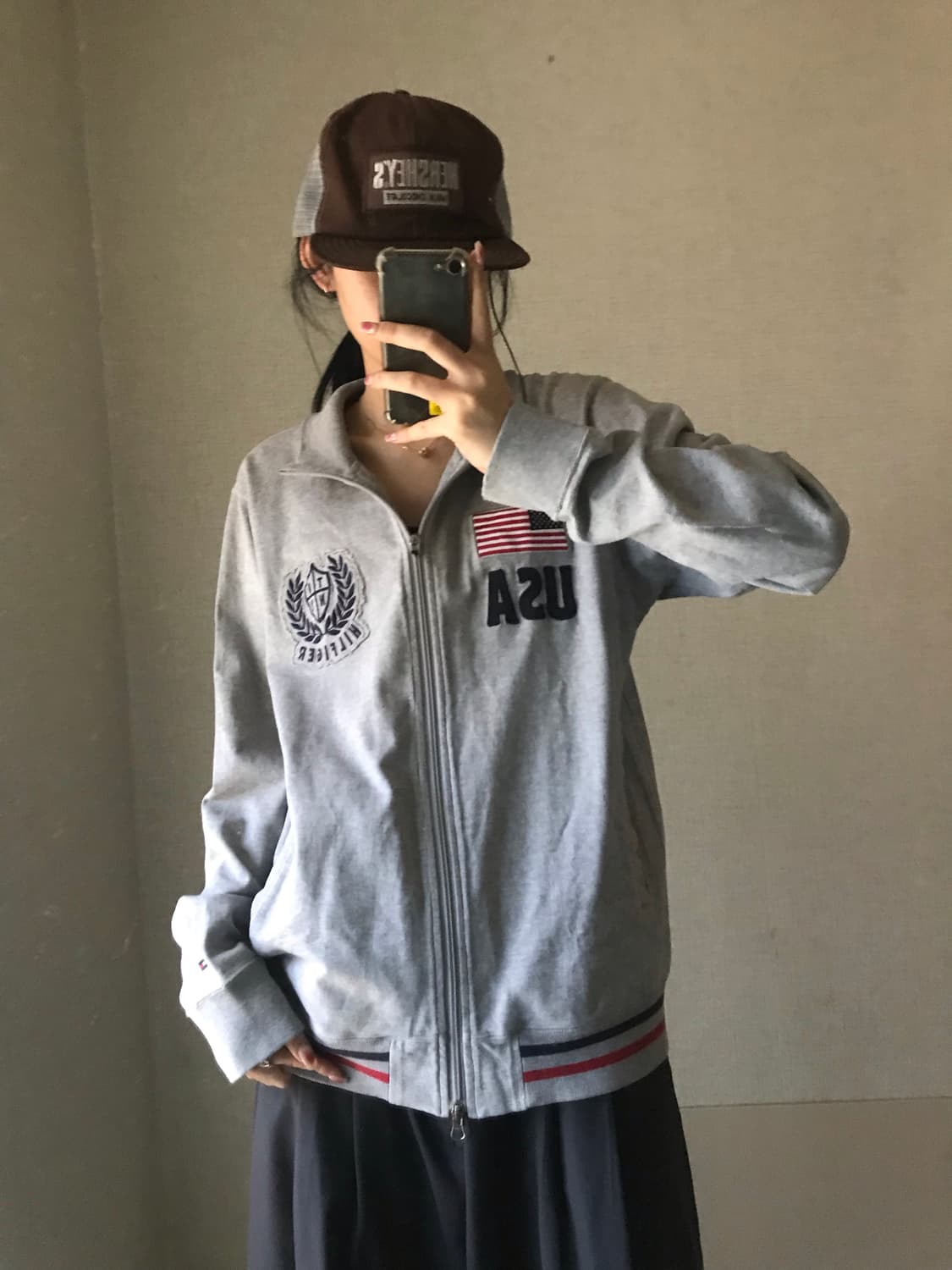 타미힐피거 투웨이 USA 면집업 상품이미지2