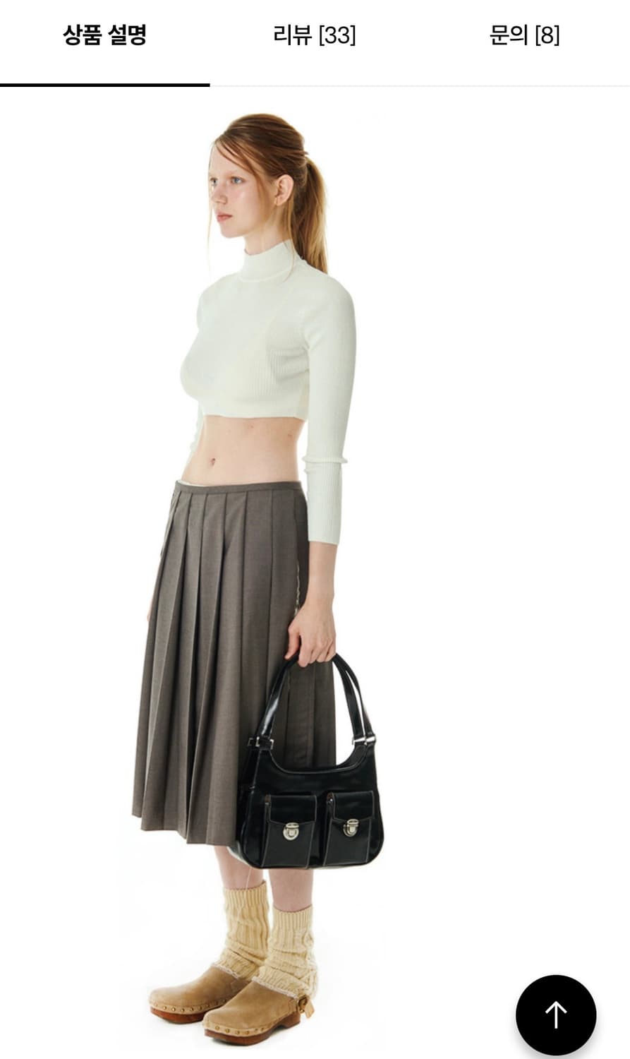 더포켓 더블포켓 숄더백 블랙 상품이미지2