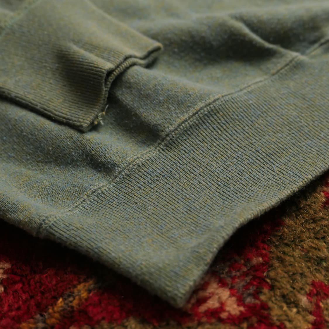 60s Faded Green Blank Raglan Sweatshirt 상품이미지7