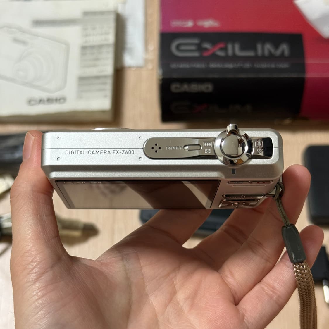 풀박스 CASIO EXILIM EX-Z600 카시오 엑슬림 실버디카 상품이미지4