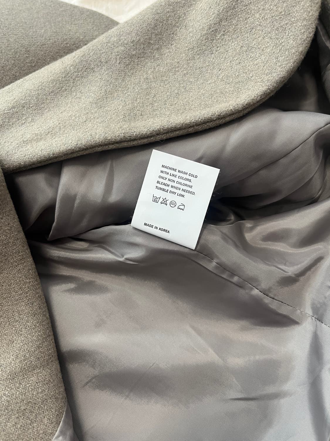 릿킴 오버핏 울 자켓 카키 상품이미지6