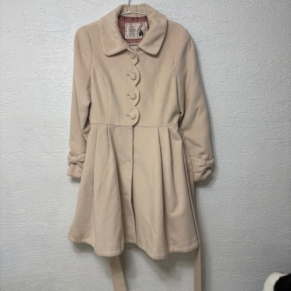 히메갸루 핑크 코트 상품이미지2