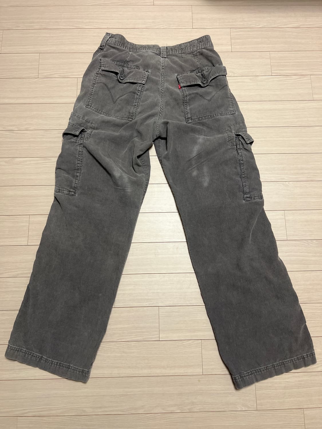 리바이스 코듀로이 카고 팬츠 루즈 스트레이트 / 그레이 (W32xL34) 상품이미지3