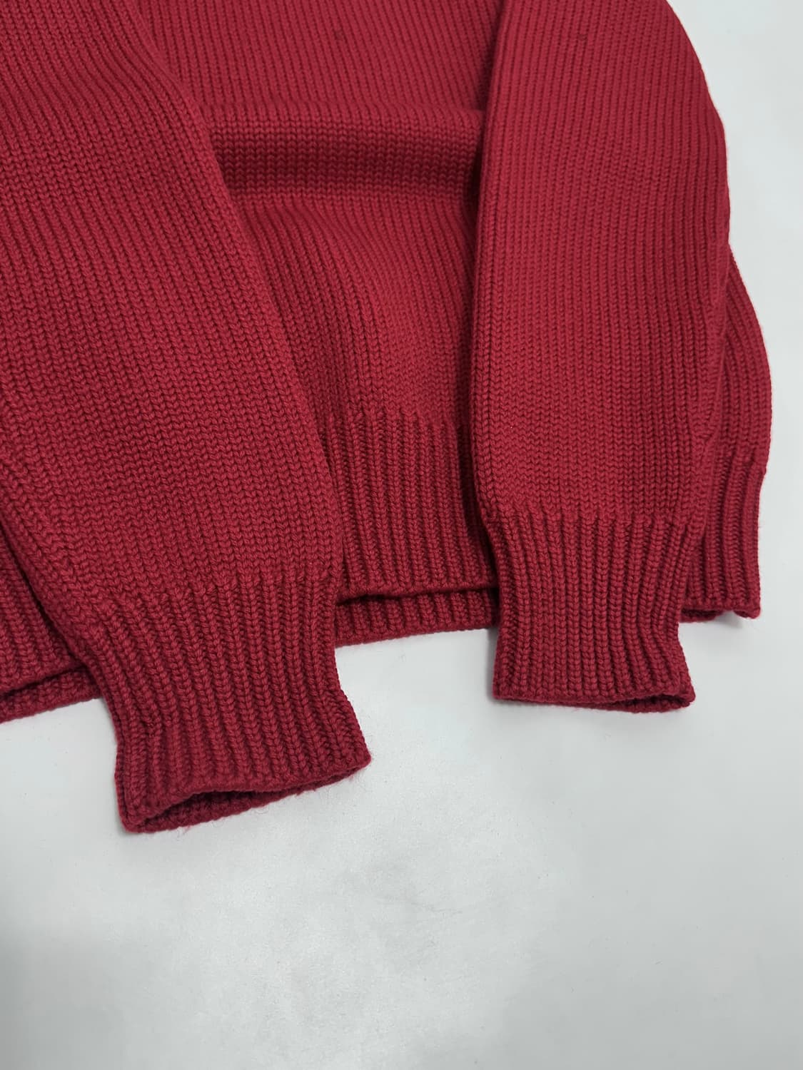 폴로 떡볶이 숄카라 울 니트 상품이미지3