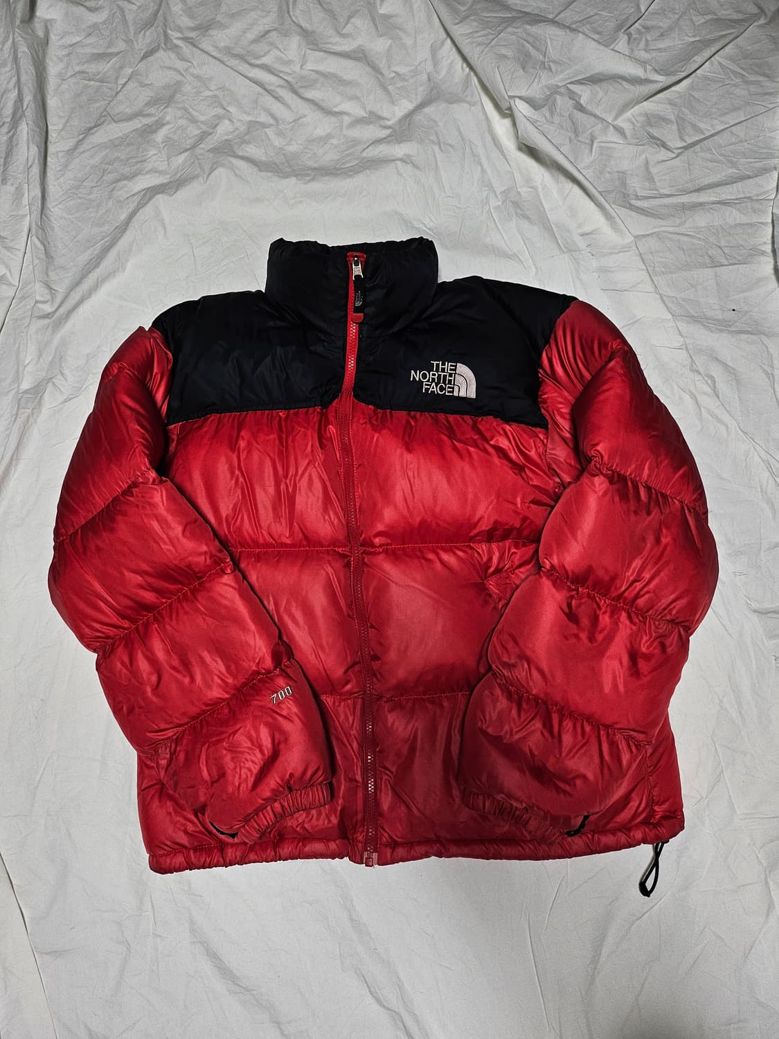 노스페이스 눕시 구스다운 700 패딩 자켓 검빨 95 상품이미지1