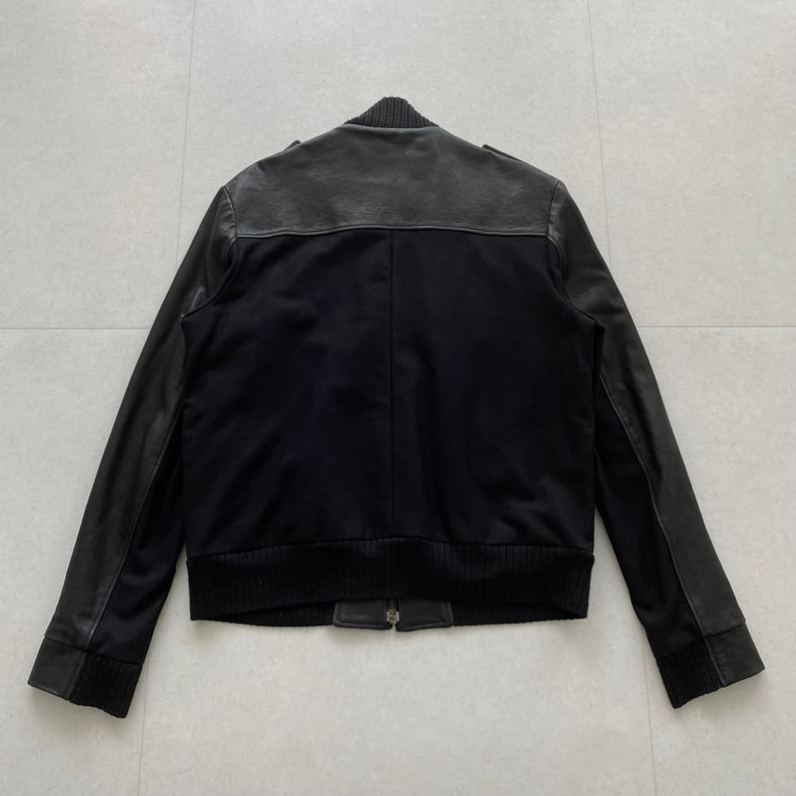 [50] 마틴 마르지엘라 14SS 램스킨 울 콘트라스트 패널 블루종 상품이미지2