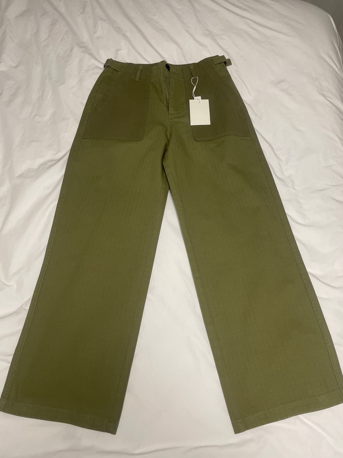 새상품) leau 로우 oliver pocket pants khaki S 상품이미지2